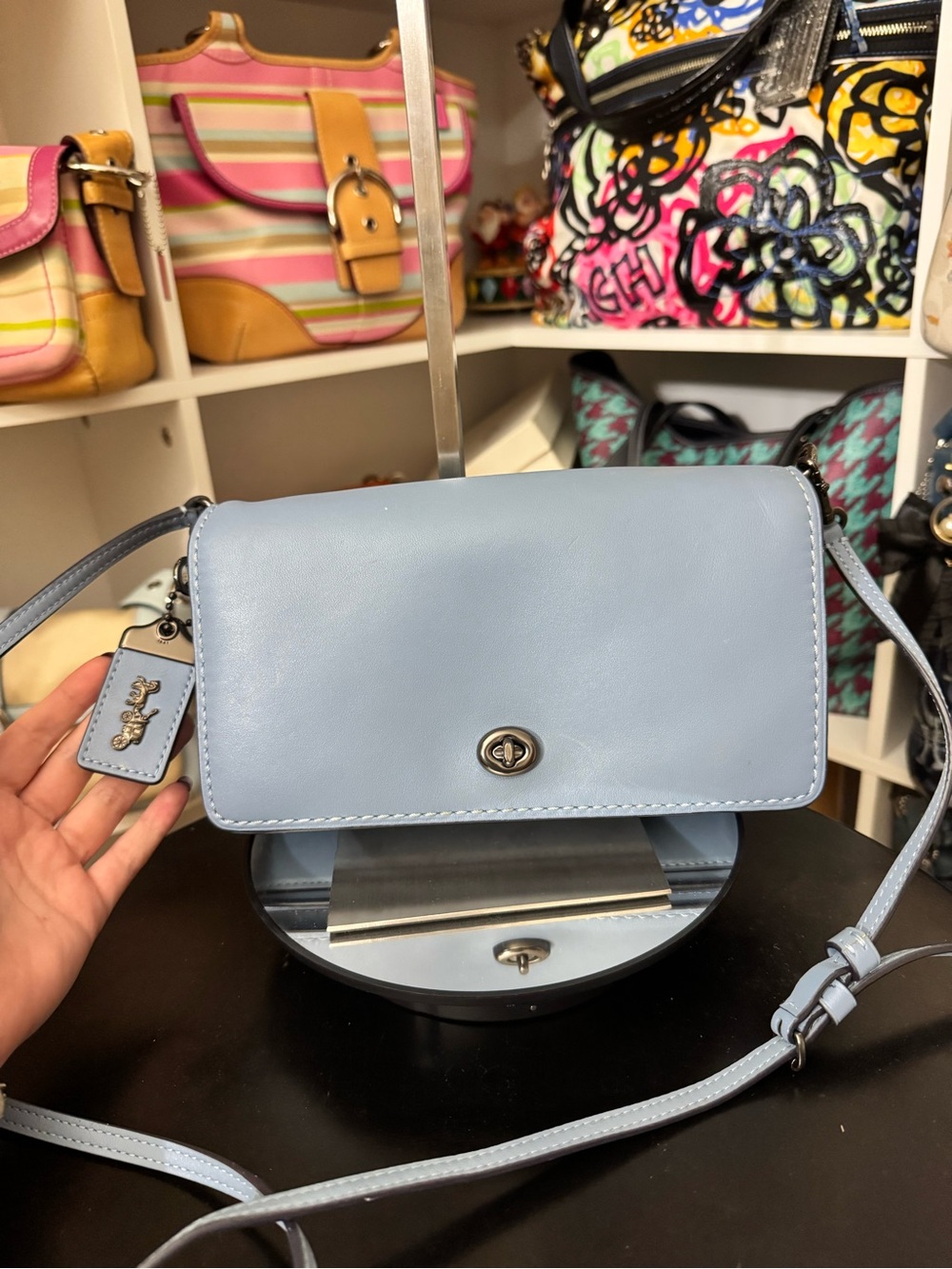 Coach 1941 Dinky Light Blue Crossbody